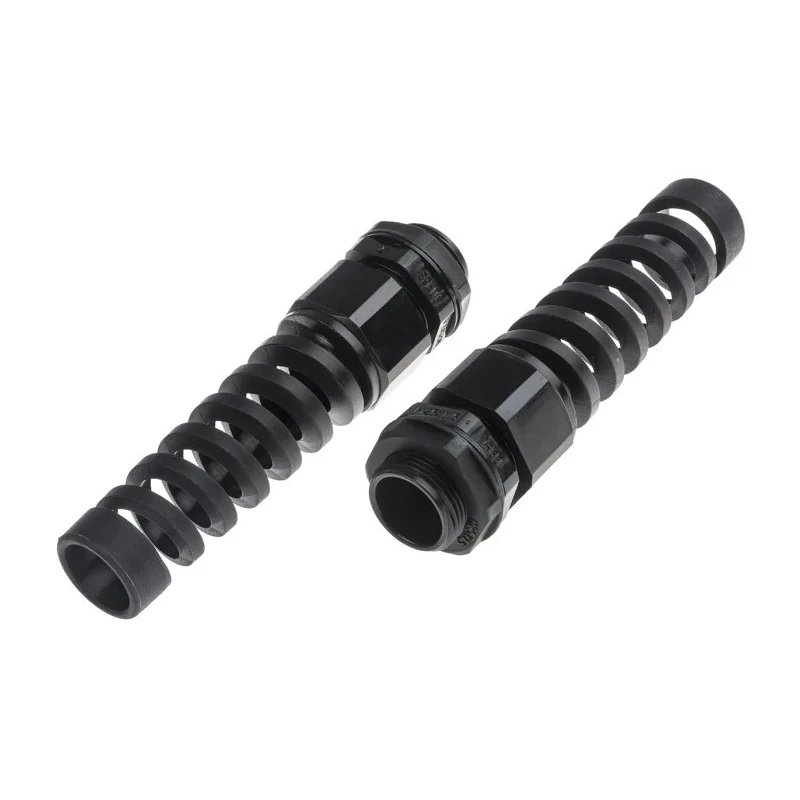 Alpha Wire Black Polyamide 66 Cable Gland M25 Thread 13 mm Min Diameter 18 mm Max Diameter IP68 822-9647