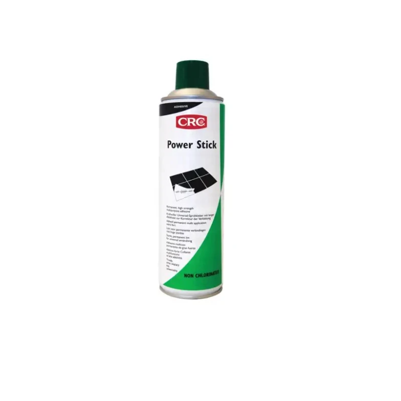 CRC Power Stick Transparent Liquid Adhesive Spray 500 ml 24h Setting Time 50°C Operating Temperature 30454