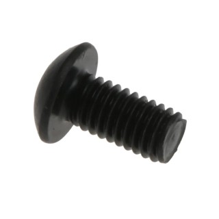 RS PRO Black Steel Hex Socket Button Screw, Hex M3 x 6 mm 822-9098