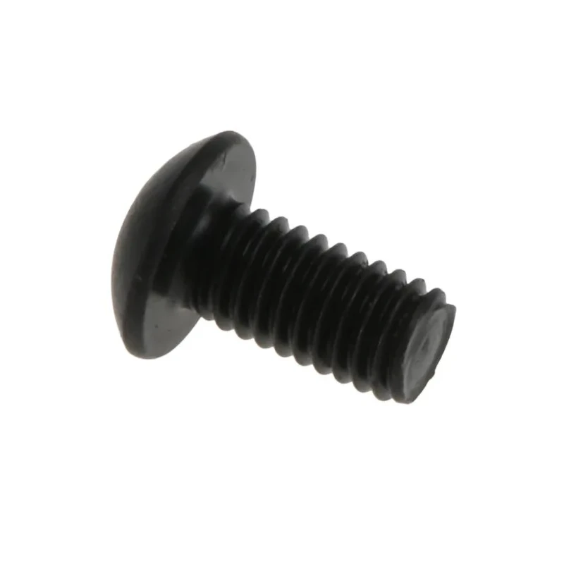 RS PRO Black Steel Hex Socket Button Screw, Hex M3 x 6 mm 822-9098
