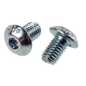 RS PRO Bright Zinc Steel Hex Socket Button Screw M5 x 8 mm 822-9173