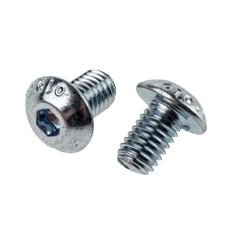 RS PRO Bright Zinc Steel Hex Socket Button Screw M5 x 8 mm 822-9173
