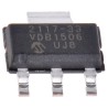 Microchip 1-Channel Low Dropout Voltage Regulator, Fixed Output 3.3V, 800 mA, SOT-223 4-Pin TC2117-3.3VDBTR