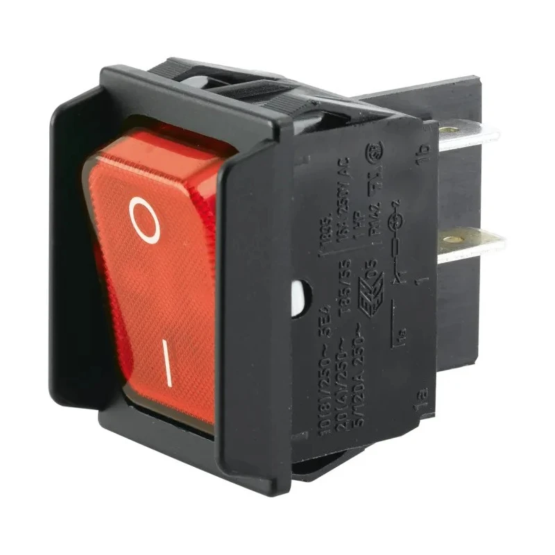 Marquardt Illuminated DPST On-Off On-Off Rocker Switch Panel 29.5x27.2 mm Polyamide Housing 1835.36