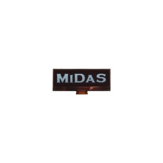 Midas 2.23 in Passive Matrix White OLED Display 128 x 32 Pixel TAB I2C, Parallel, SPI MCOT128032BX-WM