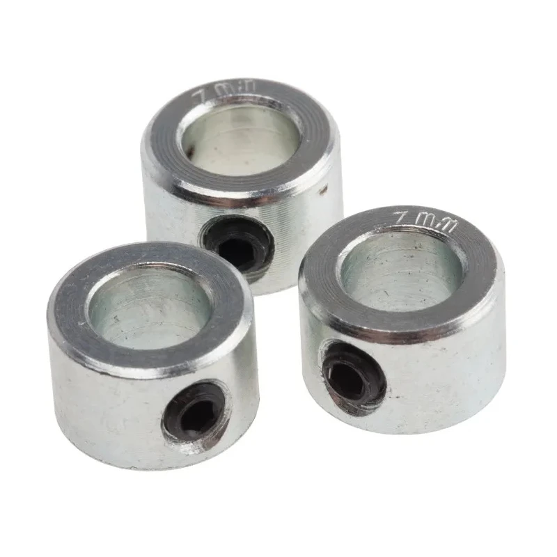RS PRO Steel Shaft Collar, One Piece, Set Screw Fastening, Bore Diameter 7mm, Outside Diameter 12mm, Width 8mm 823-6948