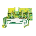 Weidmüller Z Series Disconnect Terminal Block Yellow Green 0.5-4 mm² 1-Level Clamp 1933770000