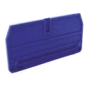 Weidmüller Z Series Blue End Cover for Use with Terminal ZDU 2.5, Terminal ZPE 2.5, Terminal ZTR 2.5, Terminal 1608750000
