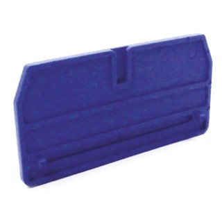 Weidmüller Z Series Blue End Cover for Use with Terminal ZDU 2.5, Terminal ZPE 2.5, Terminal ZTR 2.5, Terminal 1608750000