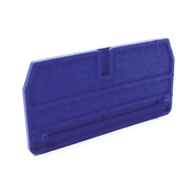 Weidmüller Z Series Blue End Cover for Use with Terminal ZDU 2.5, Terminal ZPE 2.5, Terminal ZTR 2.5, Terminal 1608750000