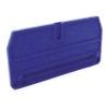 Weidmüller Z Series Blue End Cover for Use with Terminal ZDU 2.5, Terminal ZPE 2.5, Terminal ZTR 2.5, Terminal 1608750000