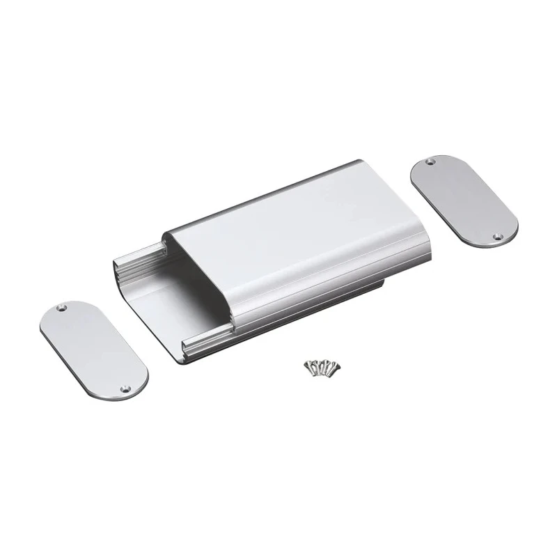 Takachi Electric Industrial Silver Aluminium Handheld Enclosure with Integral Battery Compartment IP40, IP67, 94 mm x 24 mm 