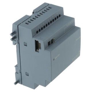 Siemens LOGO! Series I/O Module, 8 Digital Inputs, 8 Relay Outputs, 24V DC Supply, DIN Rail Mount 6ED1055-1NB10-0BA2