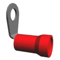 TE Connectivity PLASTI-GRIP Insulated Ring Terminal 10 Stud 8 AWG Wire Size Red 55654-1