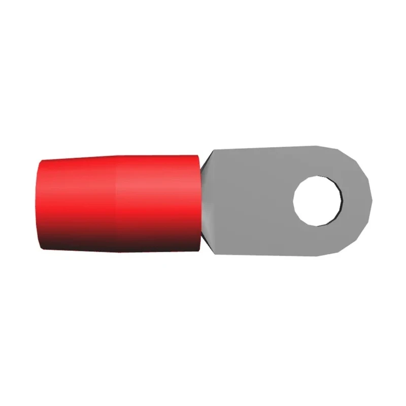 TE Connectivity TERMINYL Insulated Ring Terminal M8 Stud Size 2 AWG Wire Size Red 324112