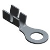 TE Connectivity Uninsulated Ring Terminal 6.35 mm Stud Size, 12 AWG to 10 AWG Wire Size, Grey 62691-2