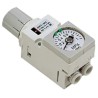 SMC Pneumatic Regulator Series ARM Compact Manifold Regulator, Maximum Operating Temperature 60°C, Minimum ARM10-08BG-Z