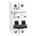 Lovato Electric Modulo Miniature Circuit Breaker 2-Pole 40A Type B 400V AC 80V DC 10kA Breaking P1MB