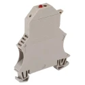 Weidmüller Fused DIN Rail Terminal Block Beige 6mm² Screw Terminal 6.3A 70V ac 1012200000