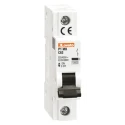 Lovato Electric Modulo P1MB Miniature Circuit Breaker, 1-Pole, 63A, Type C, 230V AC, 60V DC, 10 kA Breaking Capacity P1MB