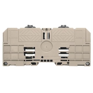 Weidmüller WFF Series DIN Rail Terminal Block 1-Level Bolt Termination 240mm² Dark Beige 1kV 415A 1029600000