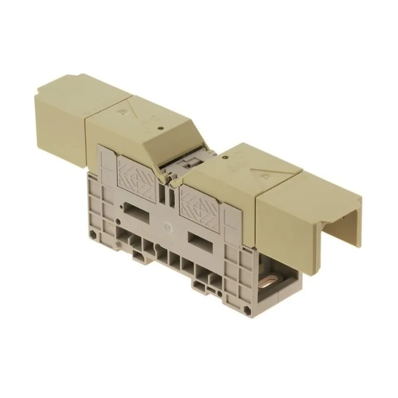 Weidmüller WFF Series DIN Rail Terminal Block 1-Level Bolt Termination 240mm² Dark Beige 1kV 415A 1029600000