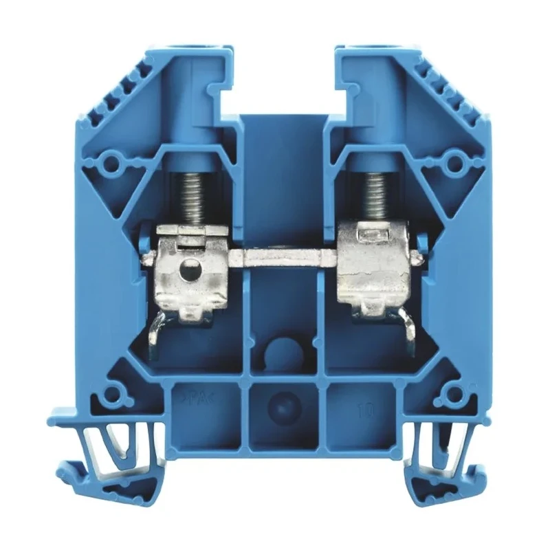 Weidmüller W Series Feed Through Terminal Block Blue, 25mm², 1-Level, Screw Termination, IECEx/ATEX Certified 1020480000
