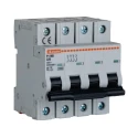 Lovato Electric Modulo Miniature Circuit Breaker 4-Pole 20A Type C 400V ac 10 kA Breaking Capacity P1MB4PC20
