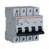 Lovato Electric Modulo Miniature Circuit Breaker 4-Pole 20A Type C 400V ac 10 kA Breaking Capacity P1MB4PC20