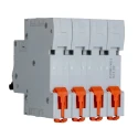 Lovato Electric Modulo Miniature Circuit Breaker 4-Pole 20A Type C 400V ac 10 kA Breaking Capacity P1MB4PC20