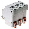 Lovato Electric Modulo P2MB Miniature Circuit Breaker, 3-Pole, 125A, Type C, 400V AC, 60V DC, 10 kA Breaking Capacity 