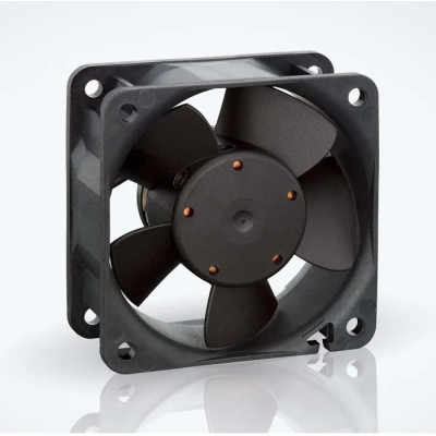 ebm-papst 600 N Series Axial Fan 24V DC 56 m³/h Air Flow 3W Power IP20 60 mm Frame Size 