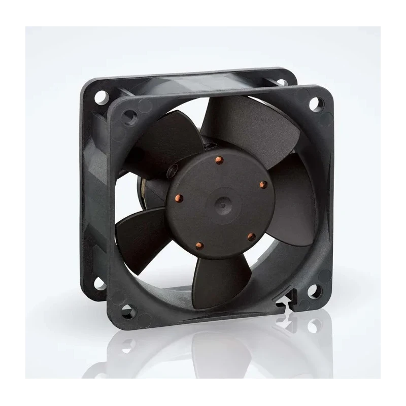 ebm-papst 600 N Series Axial Fan 24V DC 56 m³/h Air Flow 3W Power IP20 60 mm Frame Size 