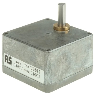 McLennan Servo Supplies Spur Gearbox 25:1 Gear Ratio 700 Ncm Maximum Torque MRIG11 (25:1)