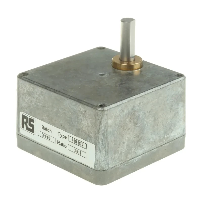 McLennan Servo Supplies Spur Gearbox 25:1 Gear Ratio 700 Ncm Maximum Torque MRIG11 (25:1)