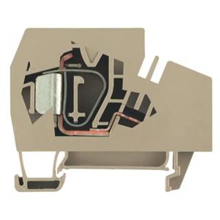 Weidmüller Z Series Feed Through Terminal Block 1-Level, 16mm², Clamp, 800V, 76A 1772940000