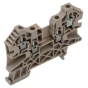 Weidmüller WDU Series Feed Through Terminal Block Dark Beige 0.5mm² to 6 mm² 2-Level Screw ATEX IECEx 1905060000