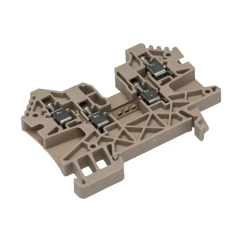 Weidmüller WDU Series Feed Through Terminal Block Dark Beige 0.5mm² to 6 mm² 2-Level Screw ATEX IECEx 1905060000