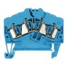 Weidmüller Z Series Feed Through Terminal Block Blue, 2.5mm² Cable CSA, 1-Level Clamp 1706070000