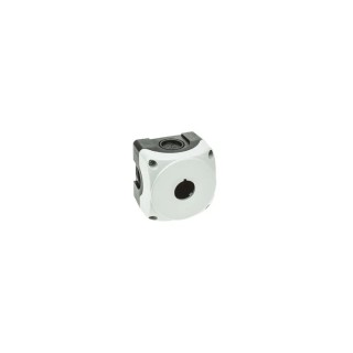 Lovato Electric Grey Plastic Platinum Push Button Enclosure 1 Hole 22 mm Diameter LPZP1A8
