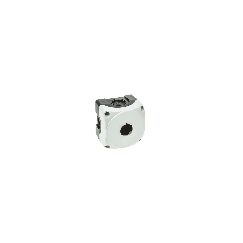 Lovato Electric Grey Plastic Platinum Push Button Enclosure 1 Hole 22 mm Diameter LPZP1A8