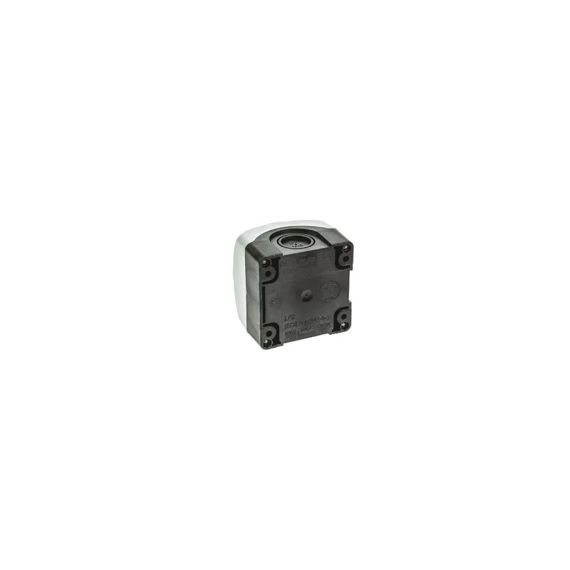 Lovato Electric Grey Plastic Platinum Push Button Enclosure 1 Hole 22 mm Diameter LPZP1A8