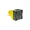 Lovato Electric S1P Series Key Release Emergency Stop Push Button Surface Mount 22.3mm Cutout 1 NC IP67 IP66 IP69K S1PY91KSS