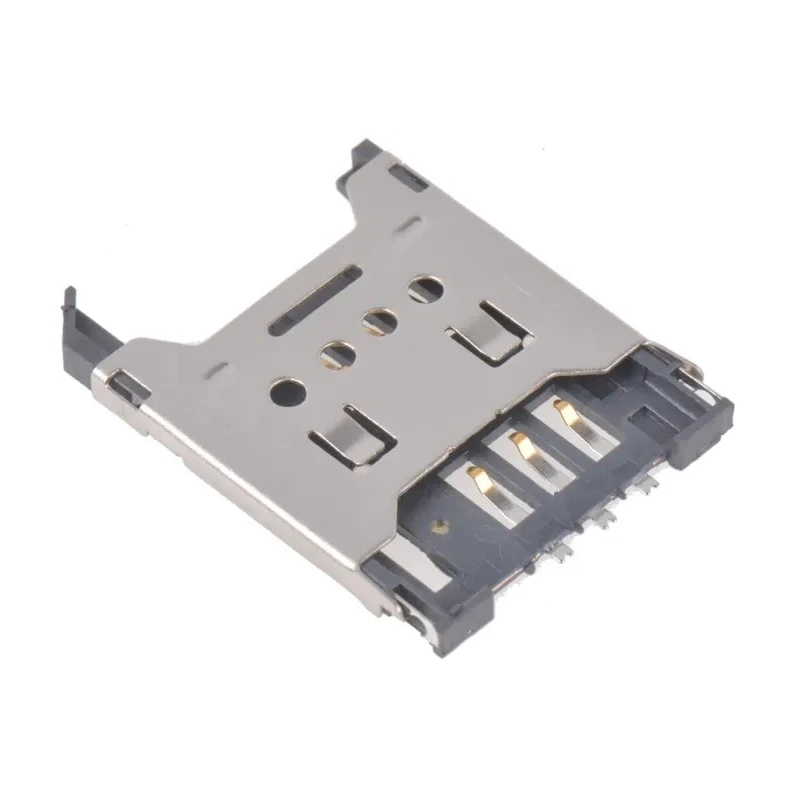 Wurth Elektronik 6 Way Right Angle Mini SIM Memory Card Connector, Surface Mount, Gold Plated Contacts 693012040811