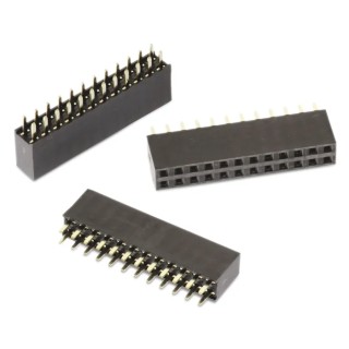 Wurth Elektronik WR-PHD Series 32-Contact 2 Row 2.54 mm Pitch Straight Through Hole PCB Socket 61303221821
