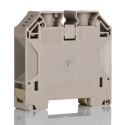 Weidmüller W Series Feed Through Terminal Block, Dark Beige, 10 to 70 mm², 1-Level, Screw Termination, 1kV, 150A, 1186630000