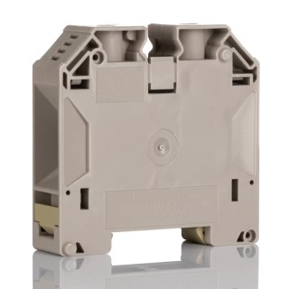 Weidmüller W Series Feed Through Terminal Block, Dark Beige, 10 to 70 mm², 1-Level, Screw Termination, 1kV, 150A, 1186630000