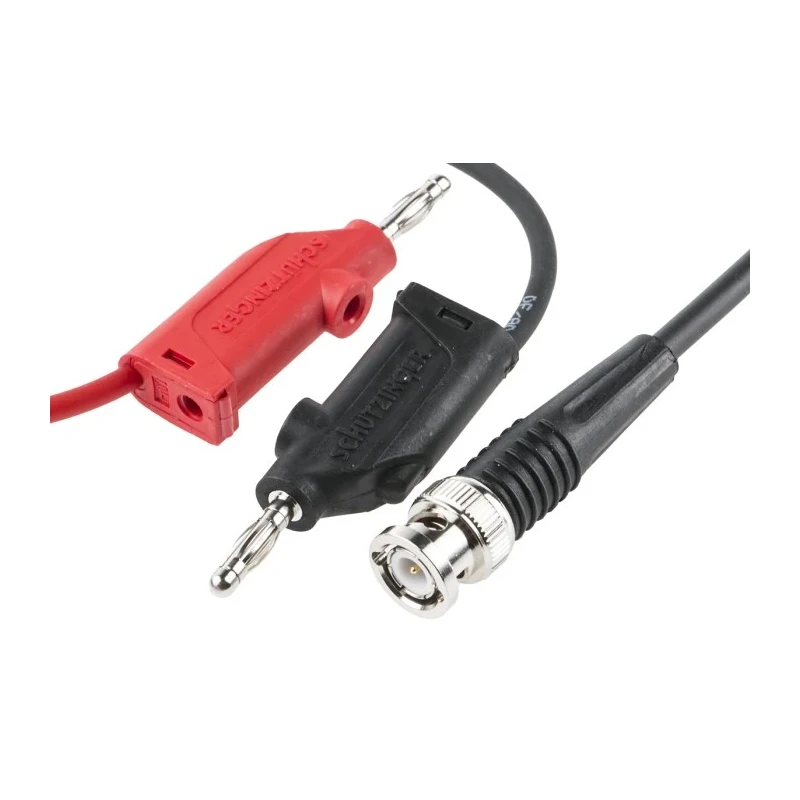 Schutzinger BNC Test Lead, Black and Red 1 m Lead Length RS KO 89-58 / 100 / SW