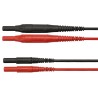 Schutzinger 4 mm Fused Safety Measuring Test Lead Set 500mA, 1kV, Black and Red, 1 m Lead RS SET 7685/MSFK B441/100/0.5A