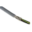 RS PRO Control Cable, 7 Cores 1mm² 17 AWG Screened Stranded Grey Polyvinyl Chloride Sheath 50 m 827-4170